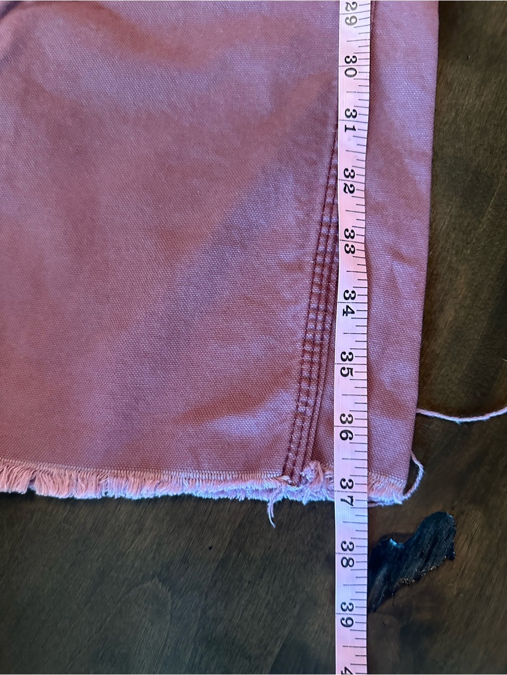 Liberty Rose-Pink Overalls with green accents Size S - Picture 12 of 15
